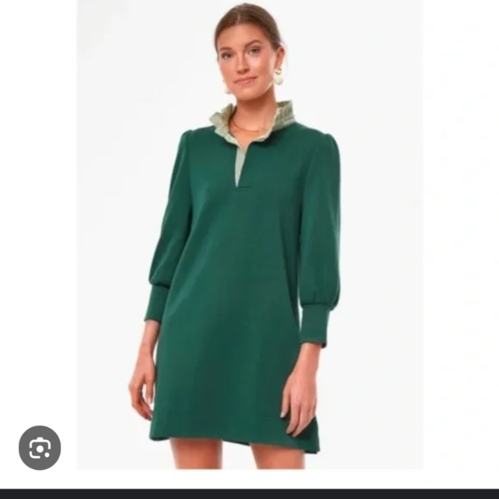 Pomander Place Charlotte Terry Dress Ruffle Collar Tuckernuck